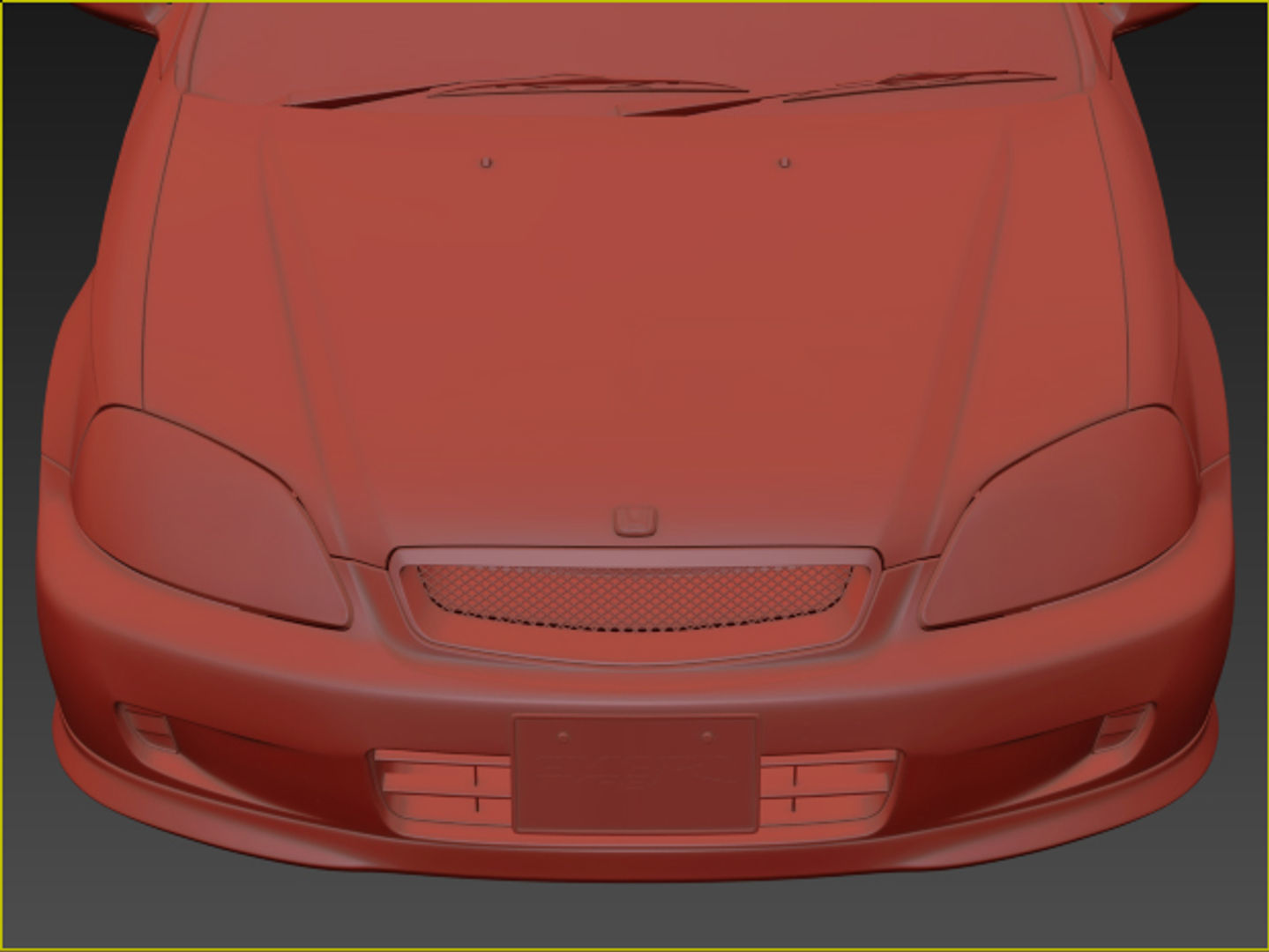 Honda Civic Type R 3D model_11