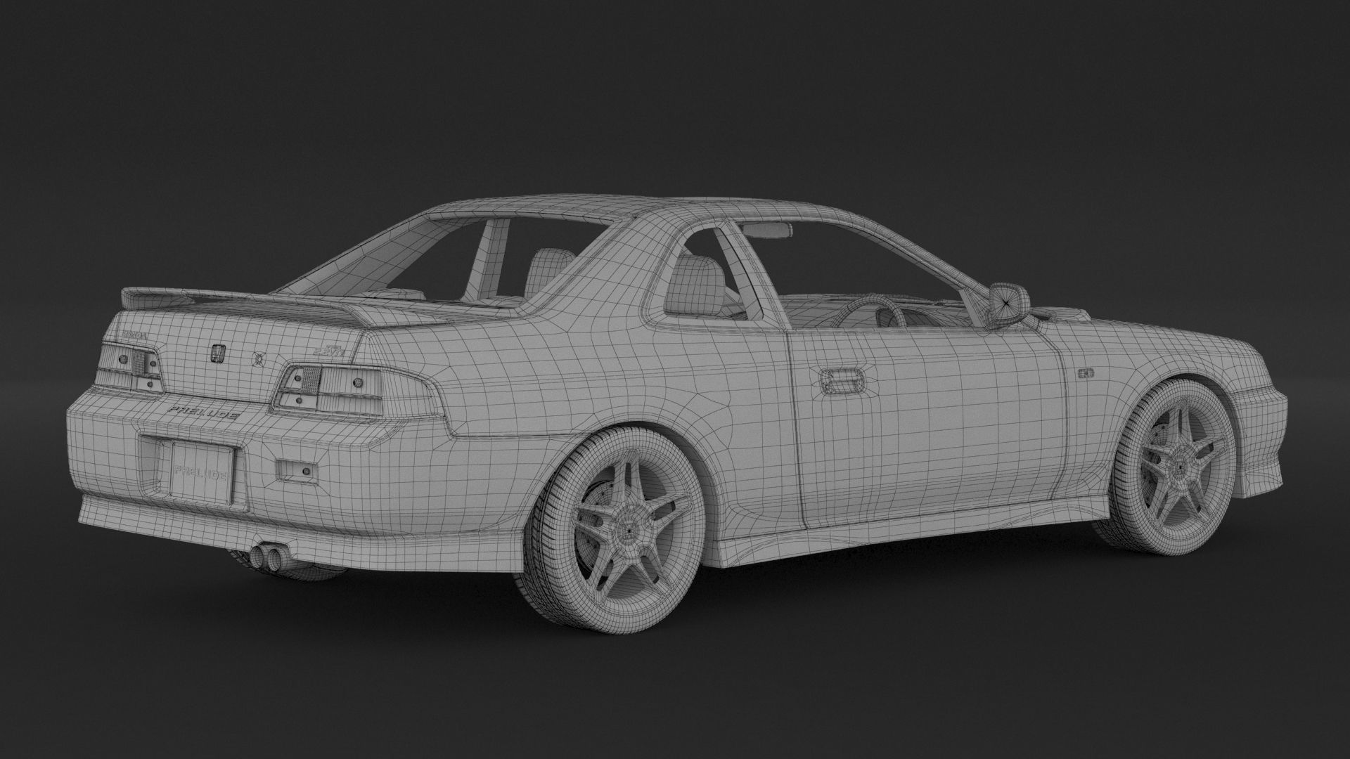 Honda Prelude 3D model_8