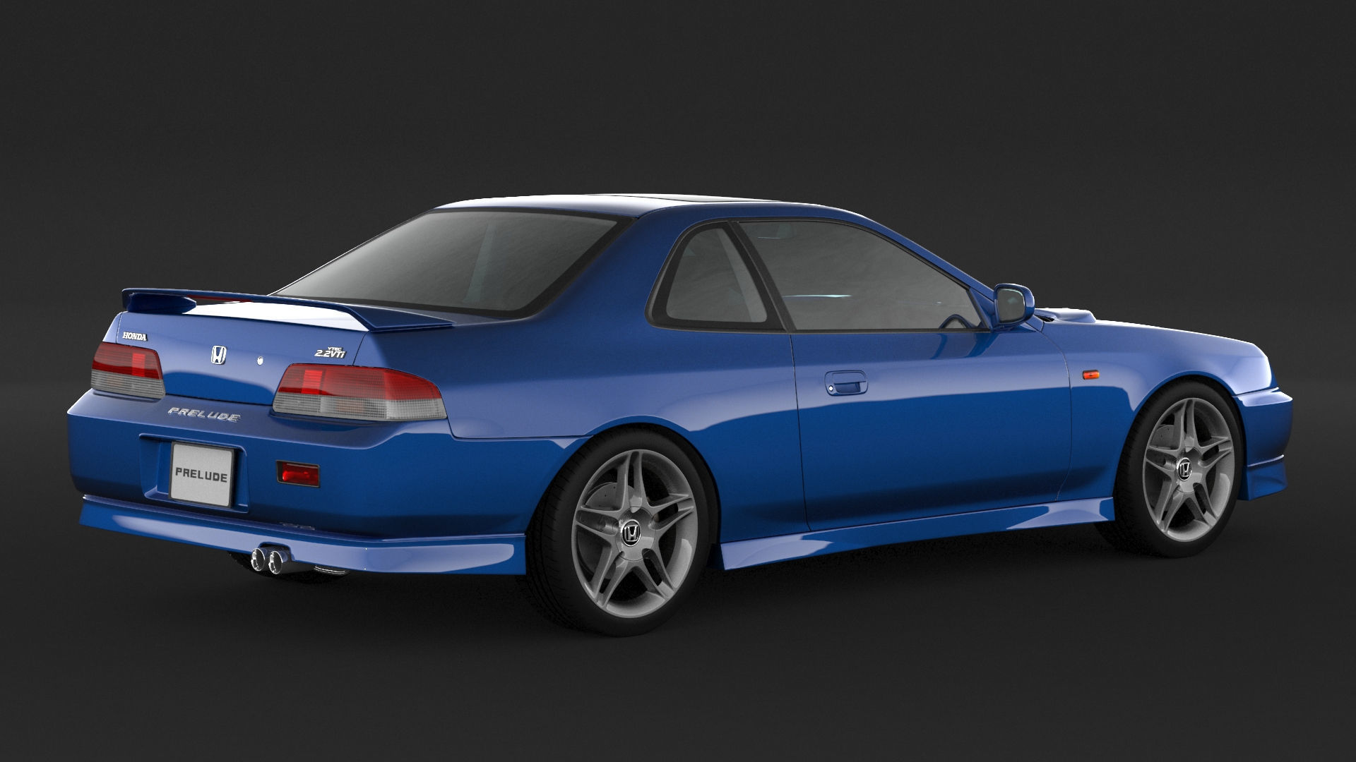Honda Prelude 3D model_1