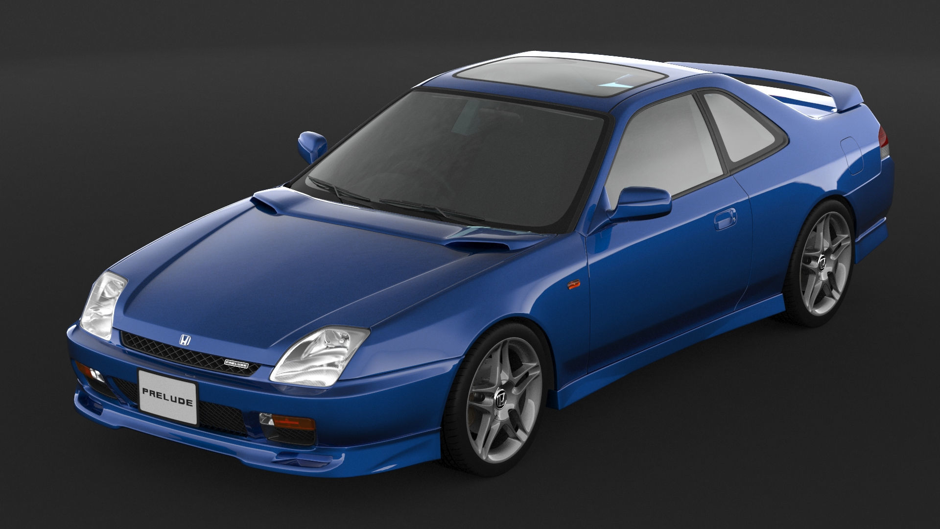 Honda Prelude 3D model_5