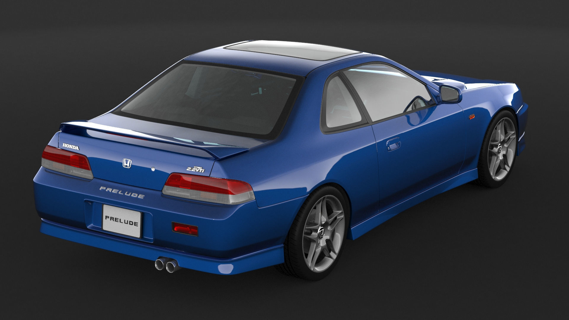 Honda Prelude 3D model_6