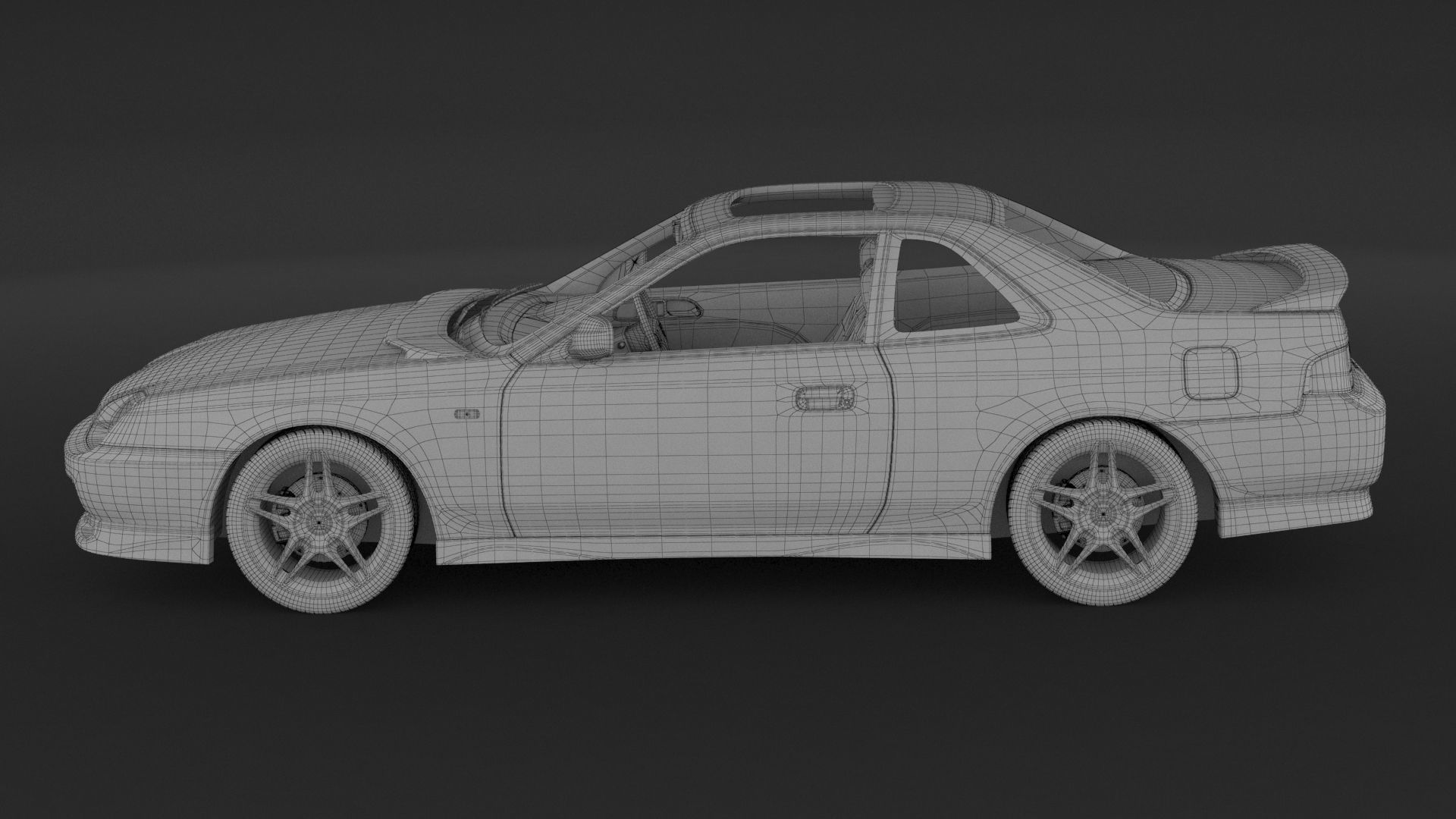 Honda Prelude 3D model_9