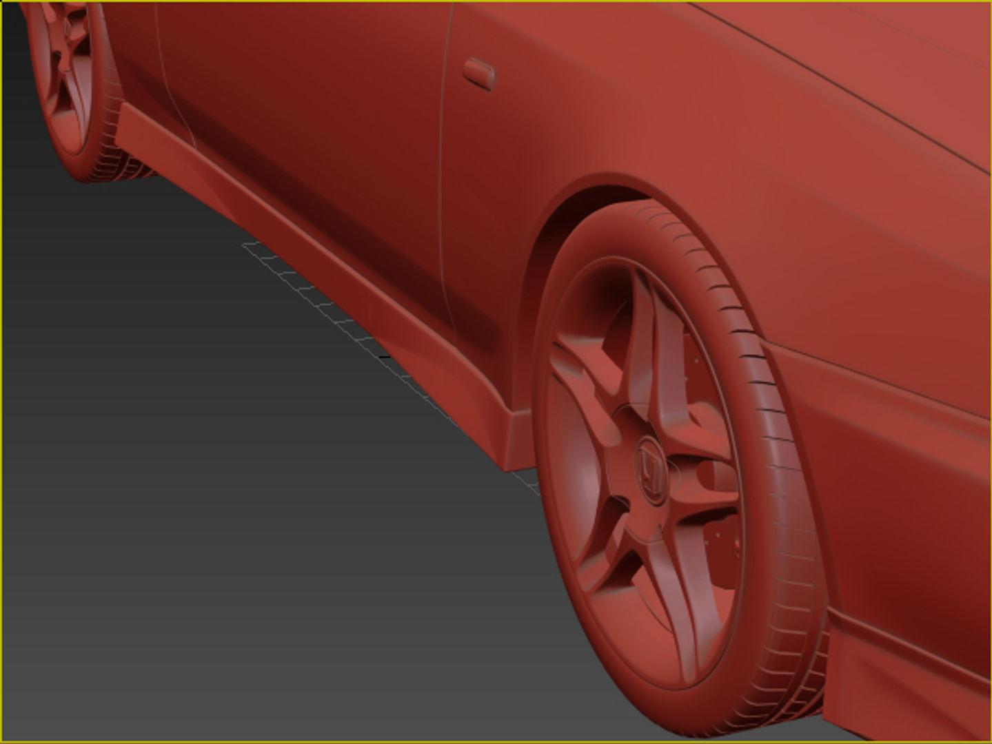 Honda Prelude 3D model_11