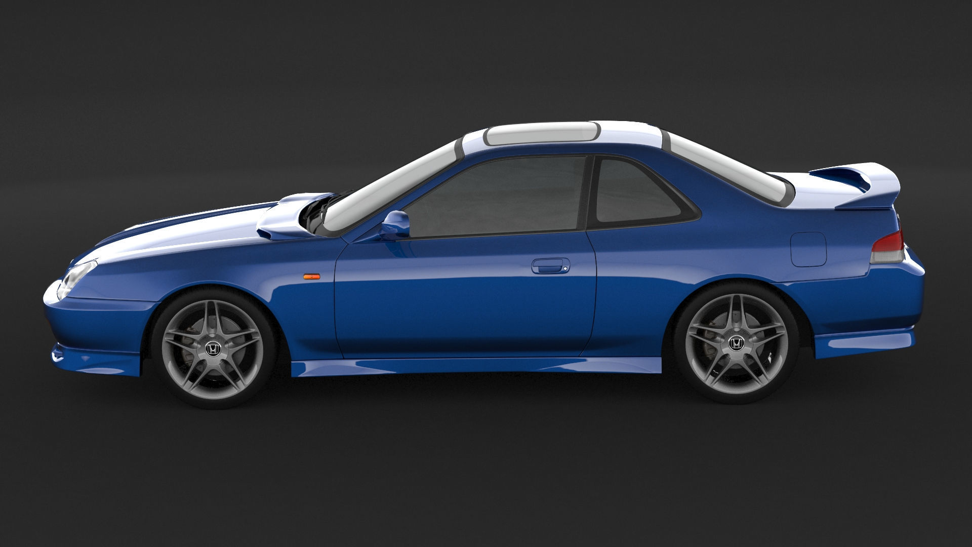 Honda Prelude 3D model_4