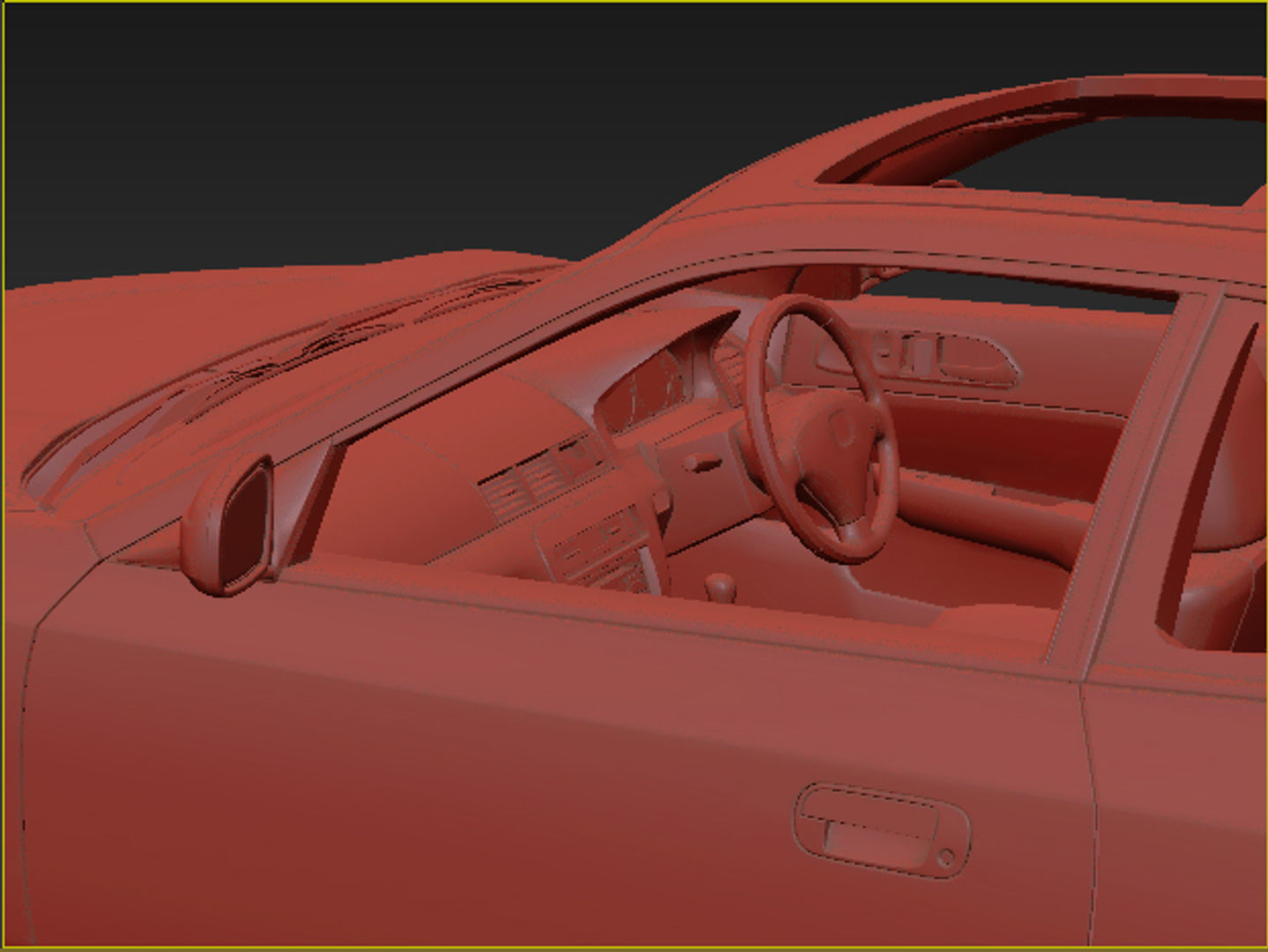 Honda Prelude 3D model_10