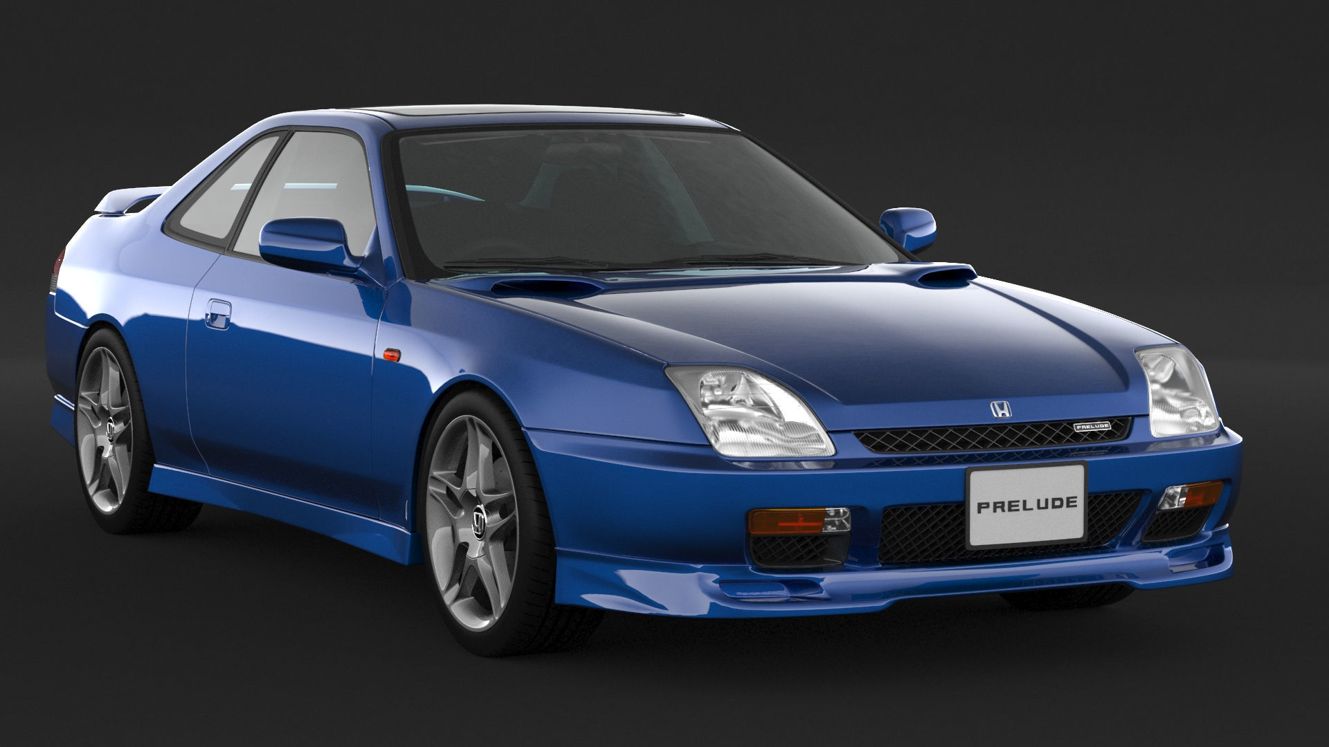Honda Prelude 3D model_2
