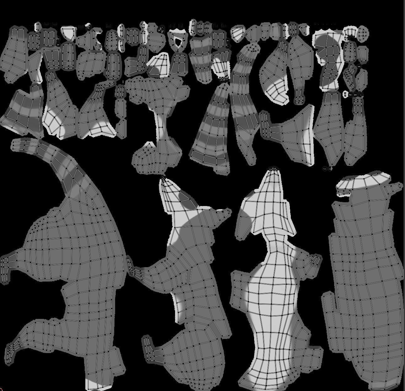 LowPoly Raccoon Low-poly 3D model_2