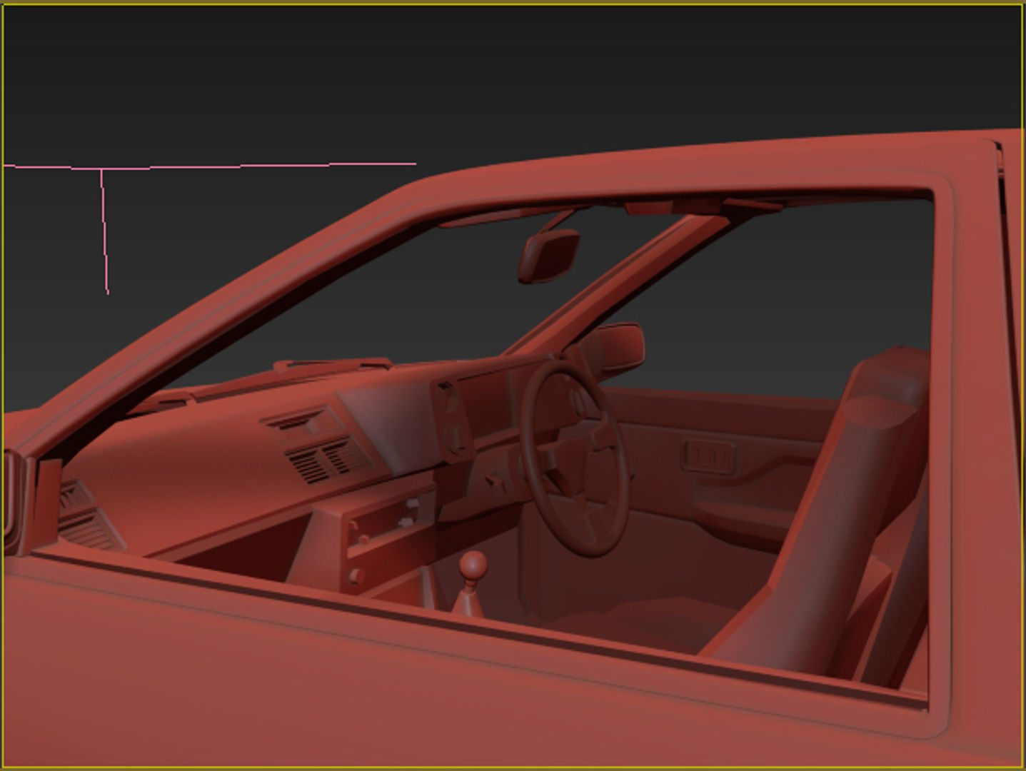 Toyota Corolla AE86 Levin 3D model_12