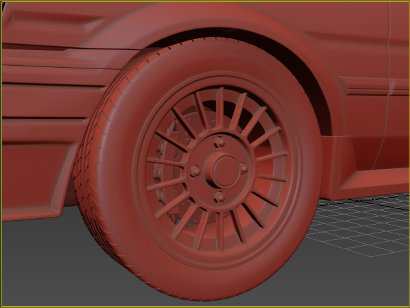 Toyota Corolla AE86 Levin 3D model_11