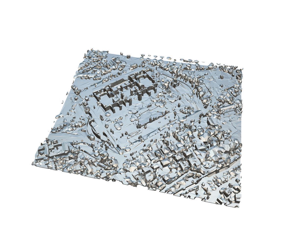 Baths of Caracalla Low-poly 3D model_7