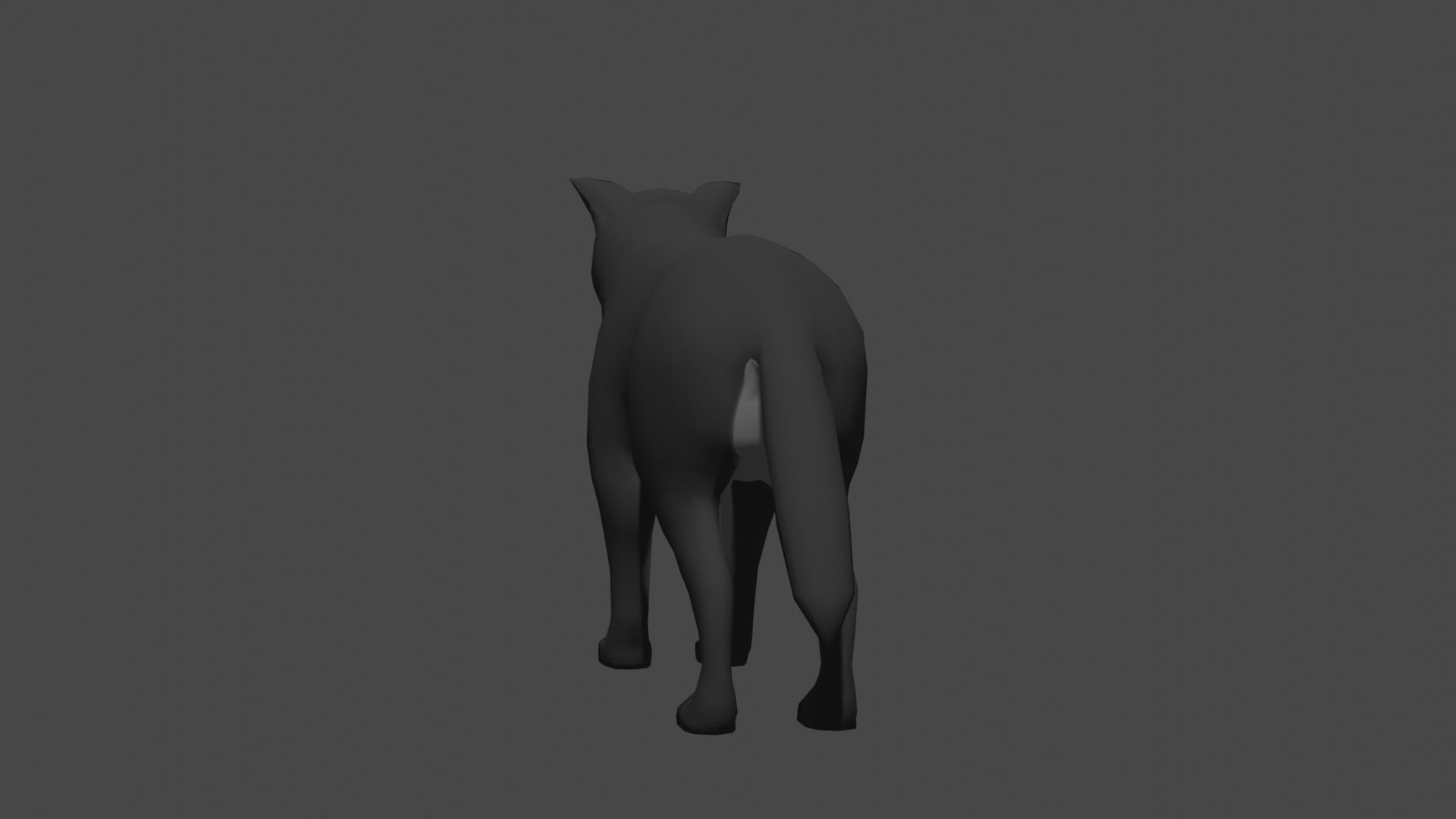 LowPoly Wolf Low-poly 3D model_18