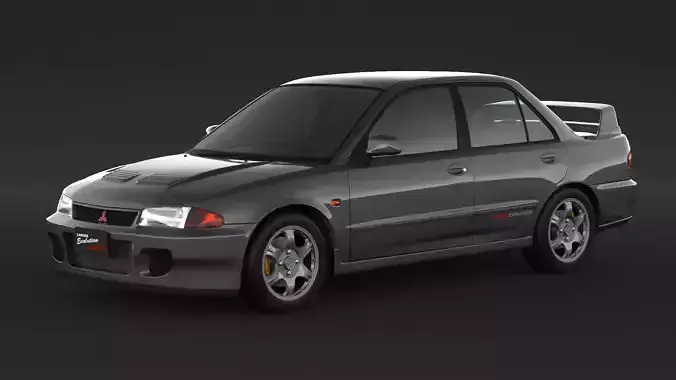 Mitsubishi Lancer Evolution GSR 3D model