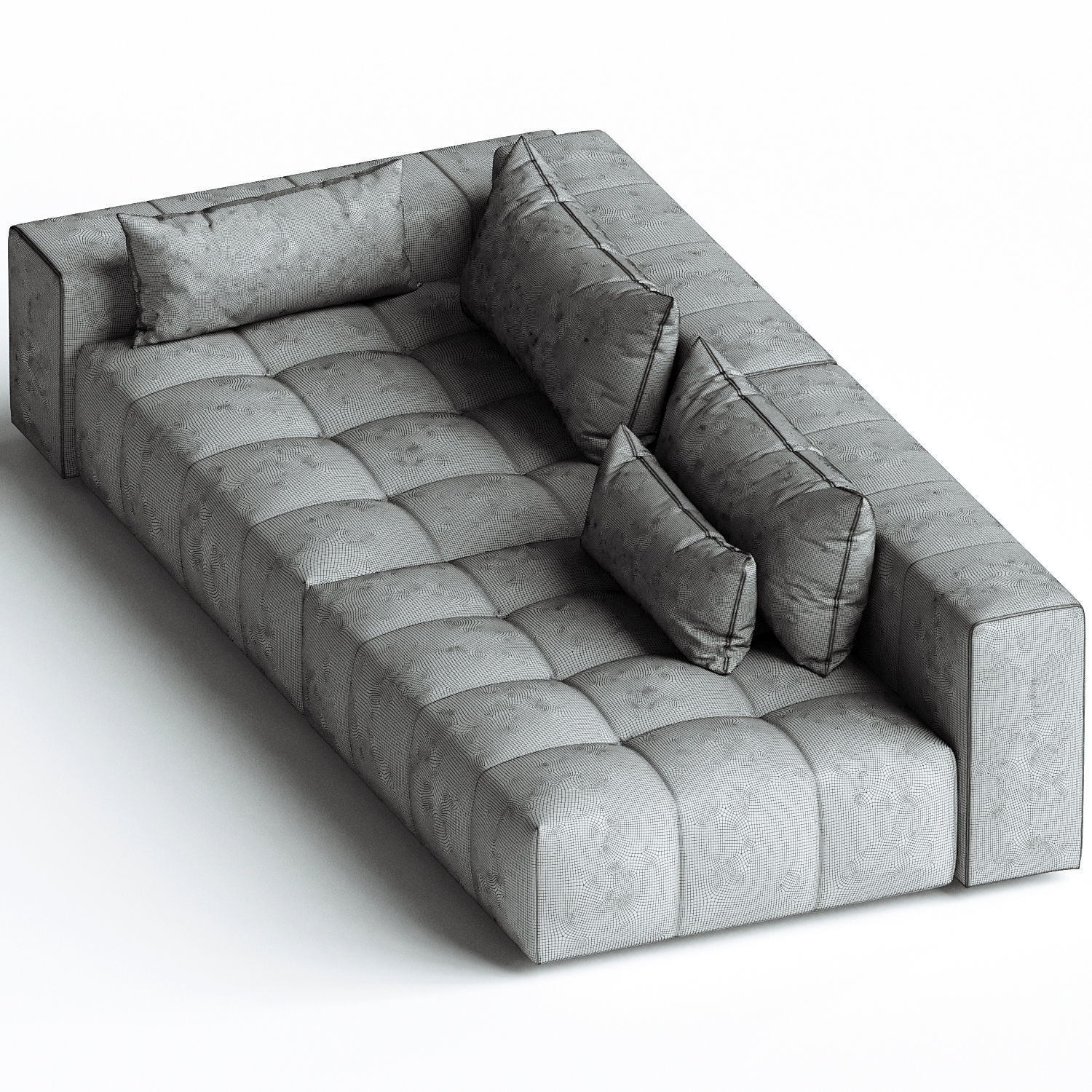 Bubble Soft 270x120cm modular sofa 3D model_2