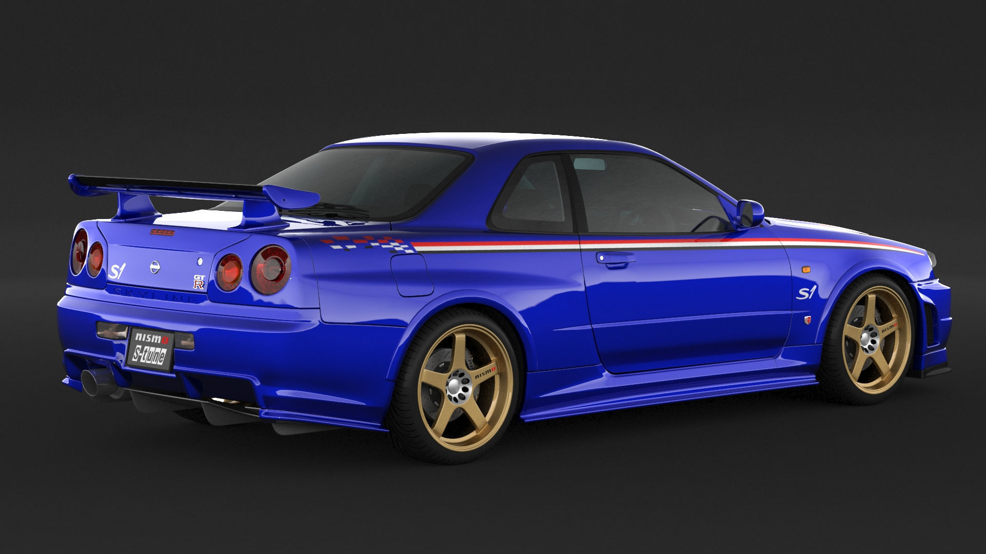 Nissan Skyline GT-R R34 S-Tune 3D model_1