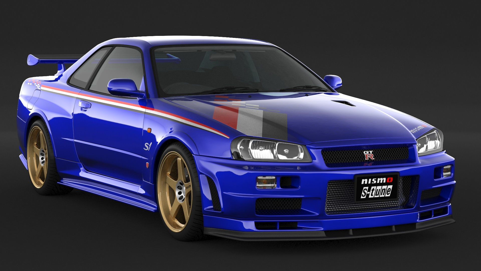 Nissan Skyline GT-R R34 S-Tune 3D model_2