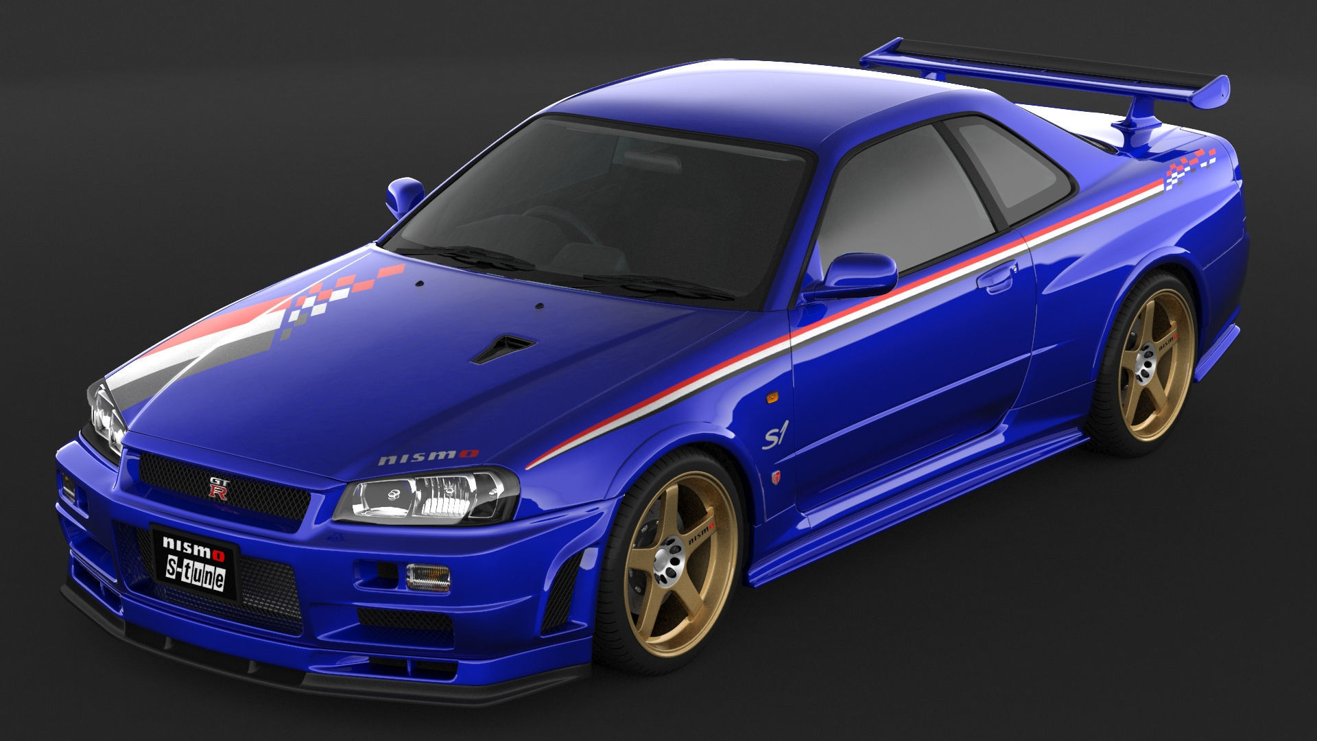 Nissan Skyline GT-R R34 S-Tune 3D model_5