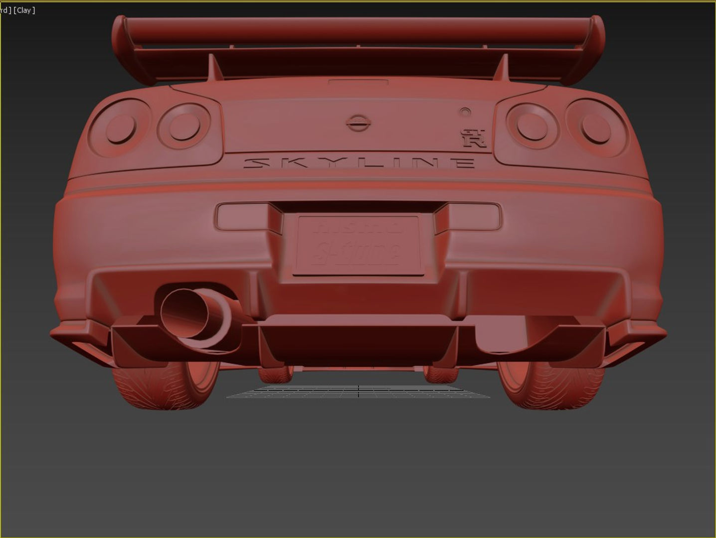 Nissan Skyline GT-R R34 S-Tune 3D model_10