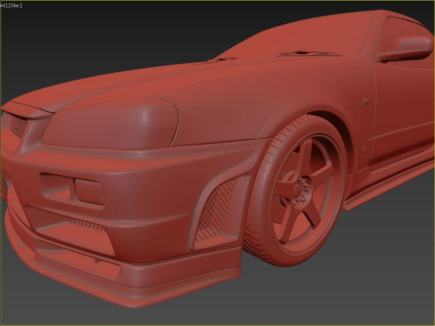 Nissan Skyline GT-R R34 S-Tune 3D model_12