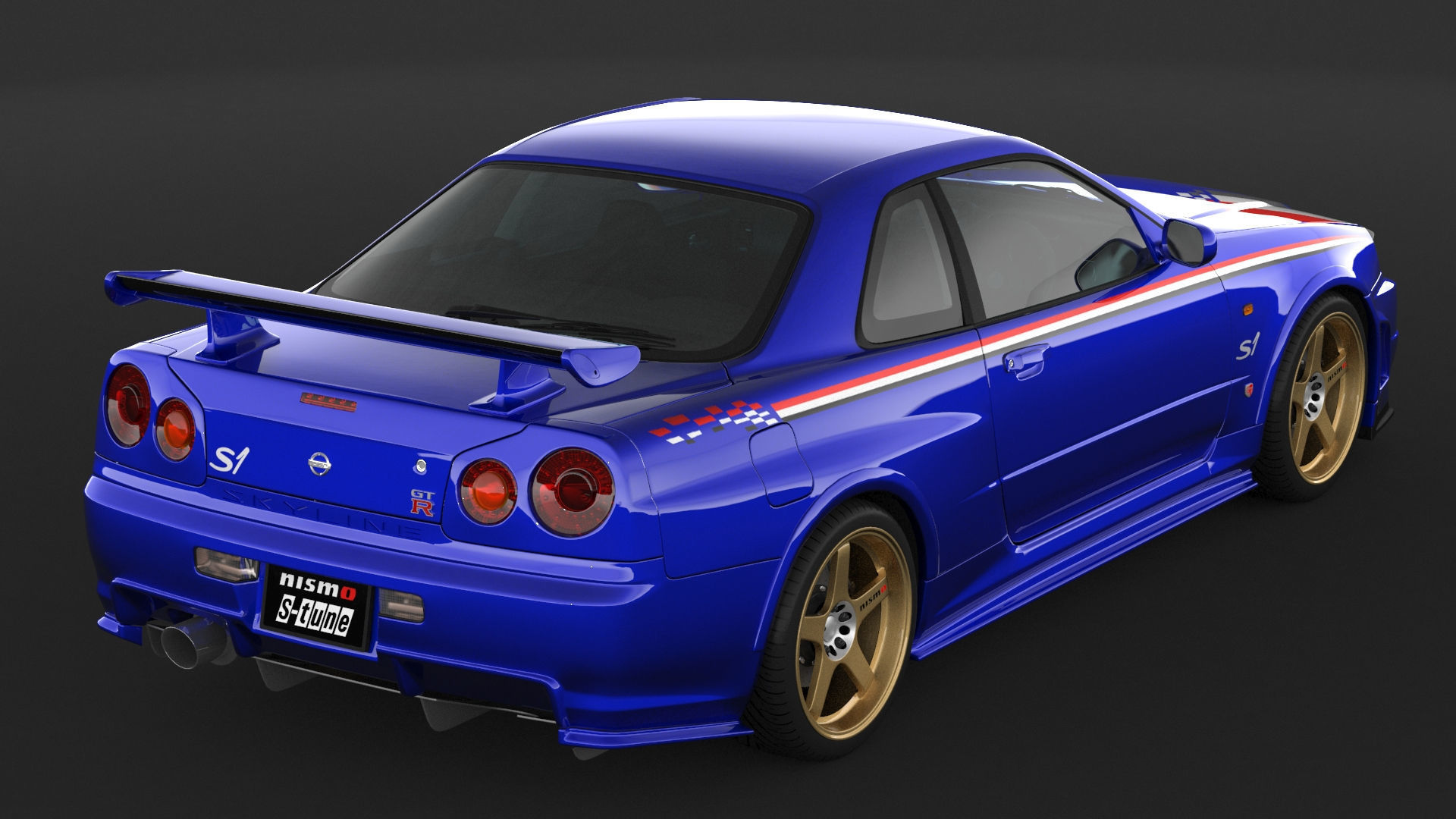 Nissan Skyline GT-R R34 S-Tune 3D model_6