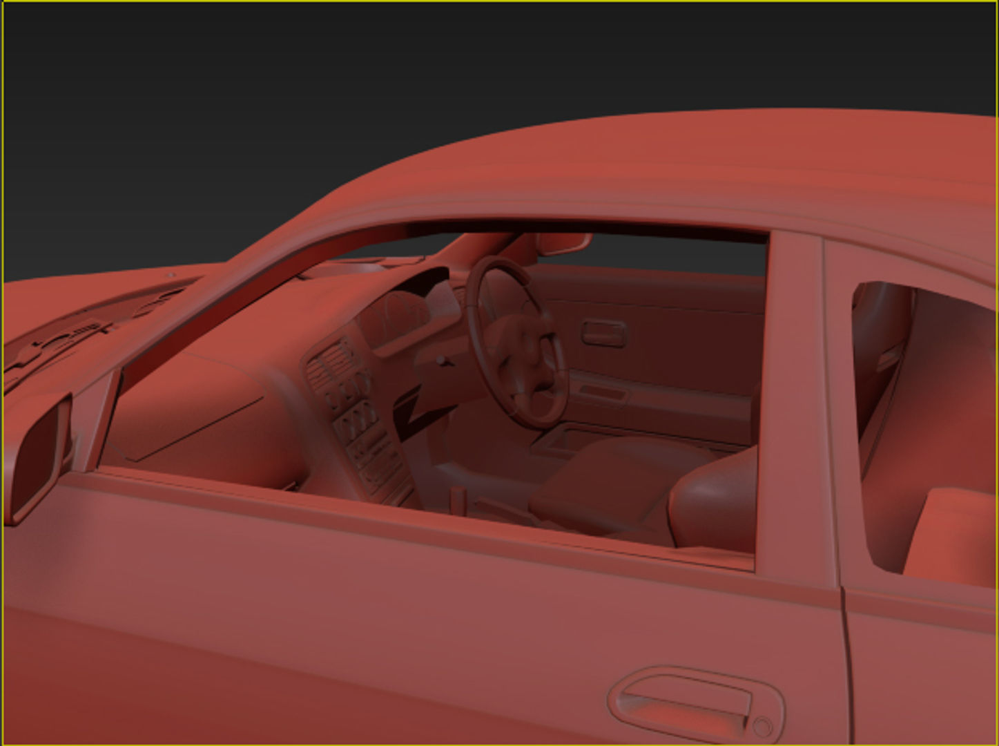 Nissan Skyline GT-R R33 3D model_10