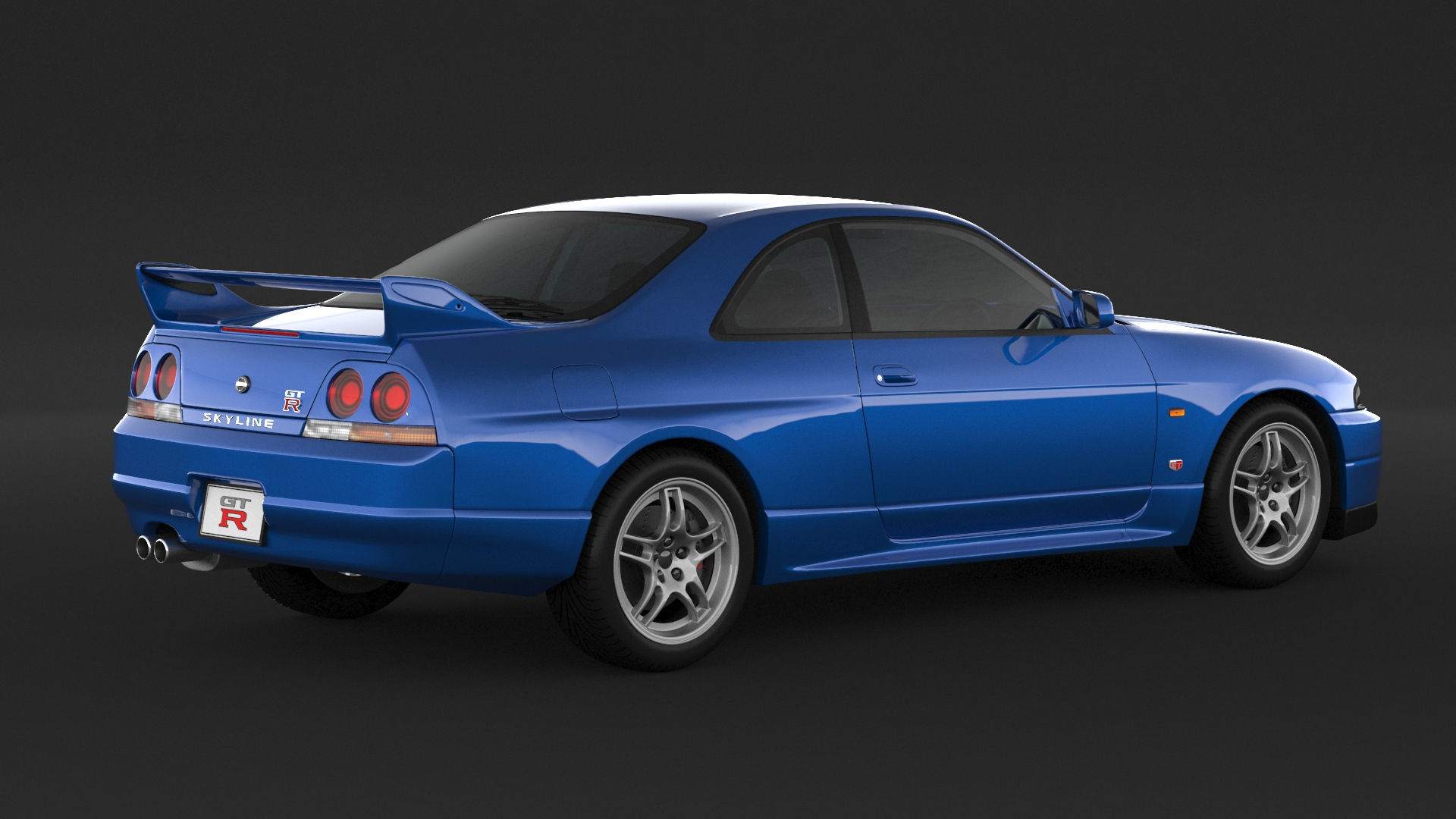 Nissan Skyline GT-R R33 3D model_1