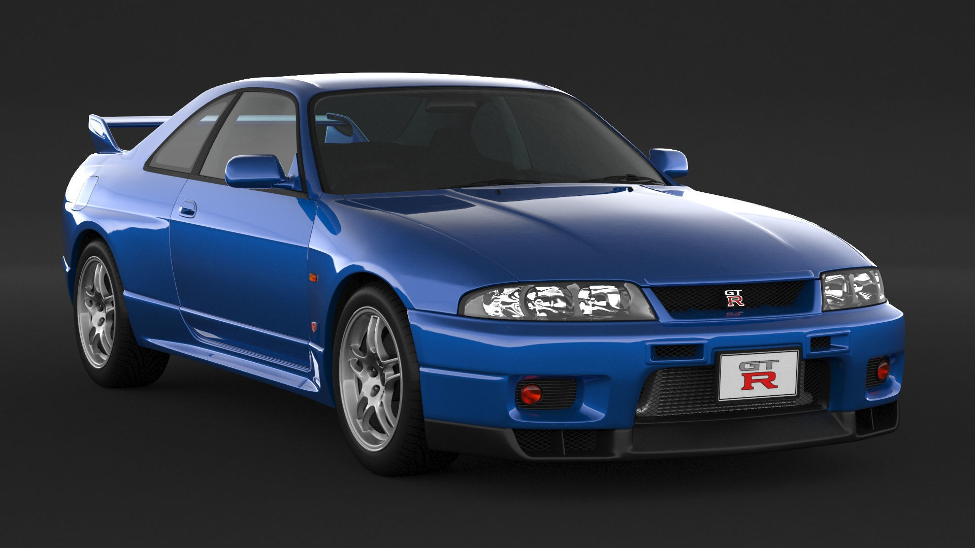 Nissan Skyline GT-R R33 3D model_2