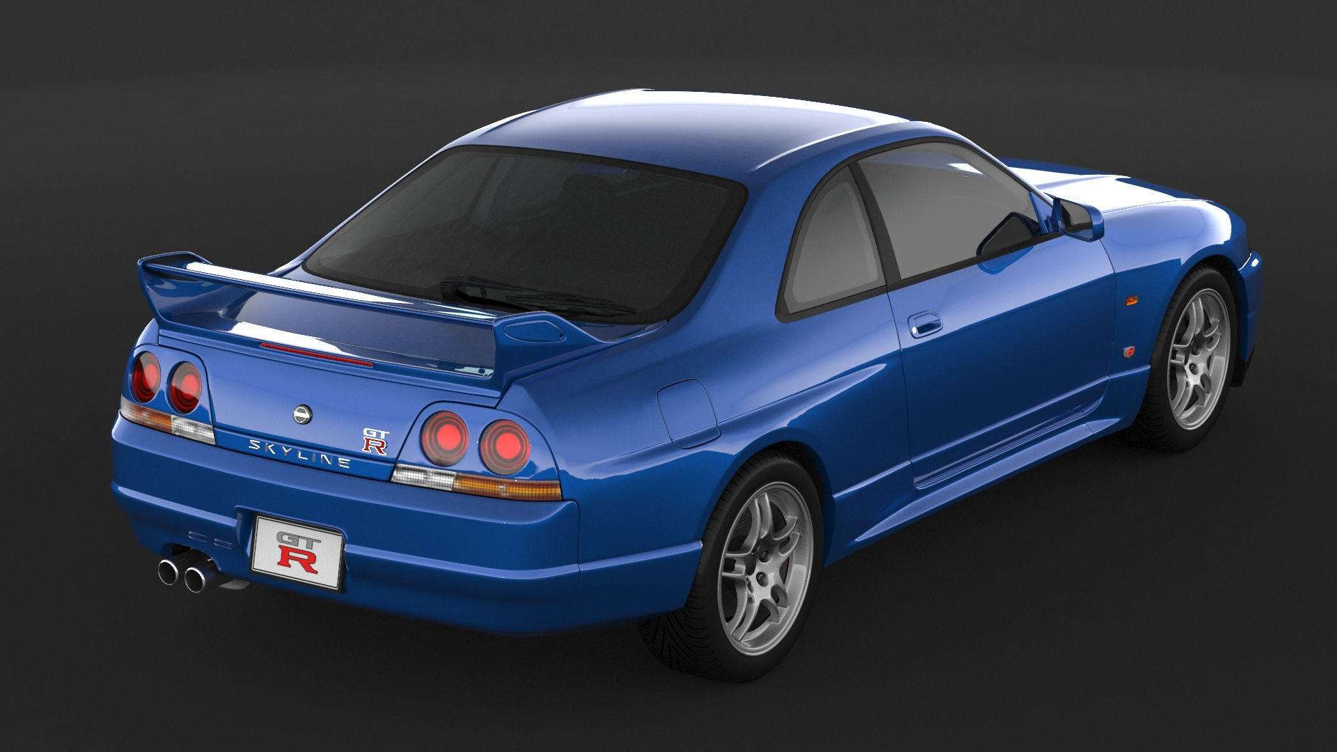 Nissan Skyline GT-R R33 3D model_6