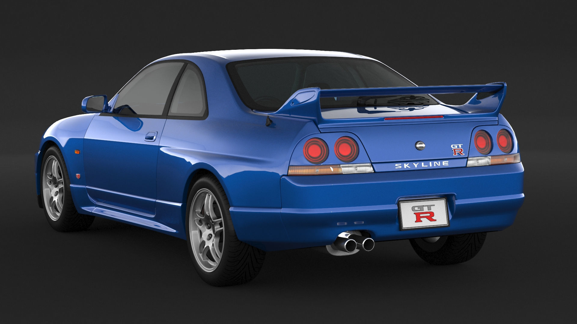 Nissan Skyline GT-R R33 3D model_3