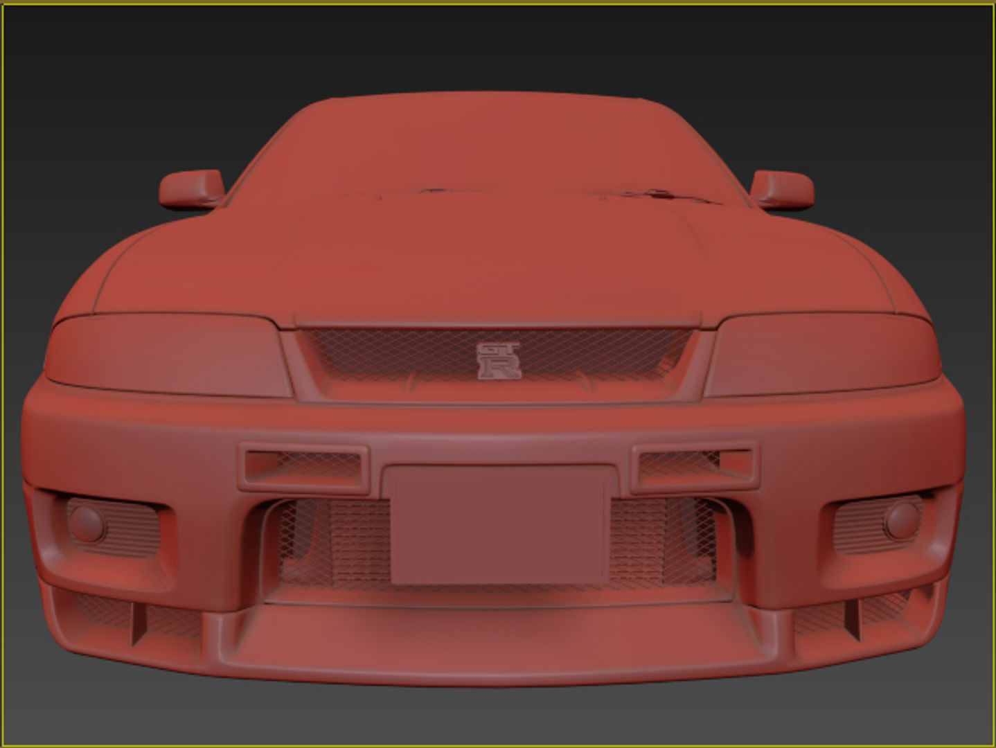 Nissan Skyline GT-R R33 3D model_11