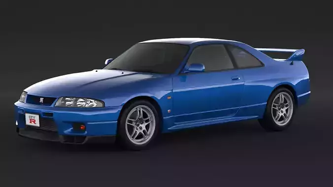 Nissan Skyline GT-R R33 3D model