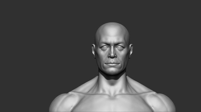 Realistic male 3d Model mannequin 3D model
