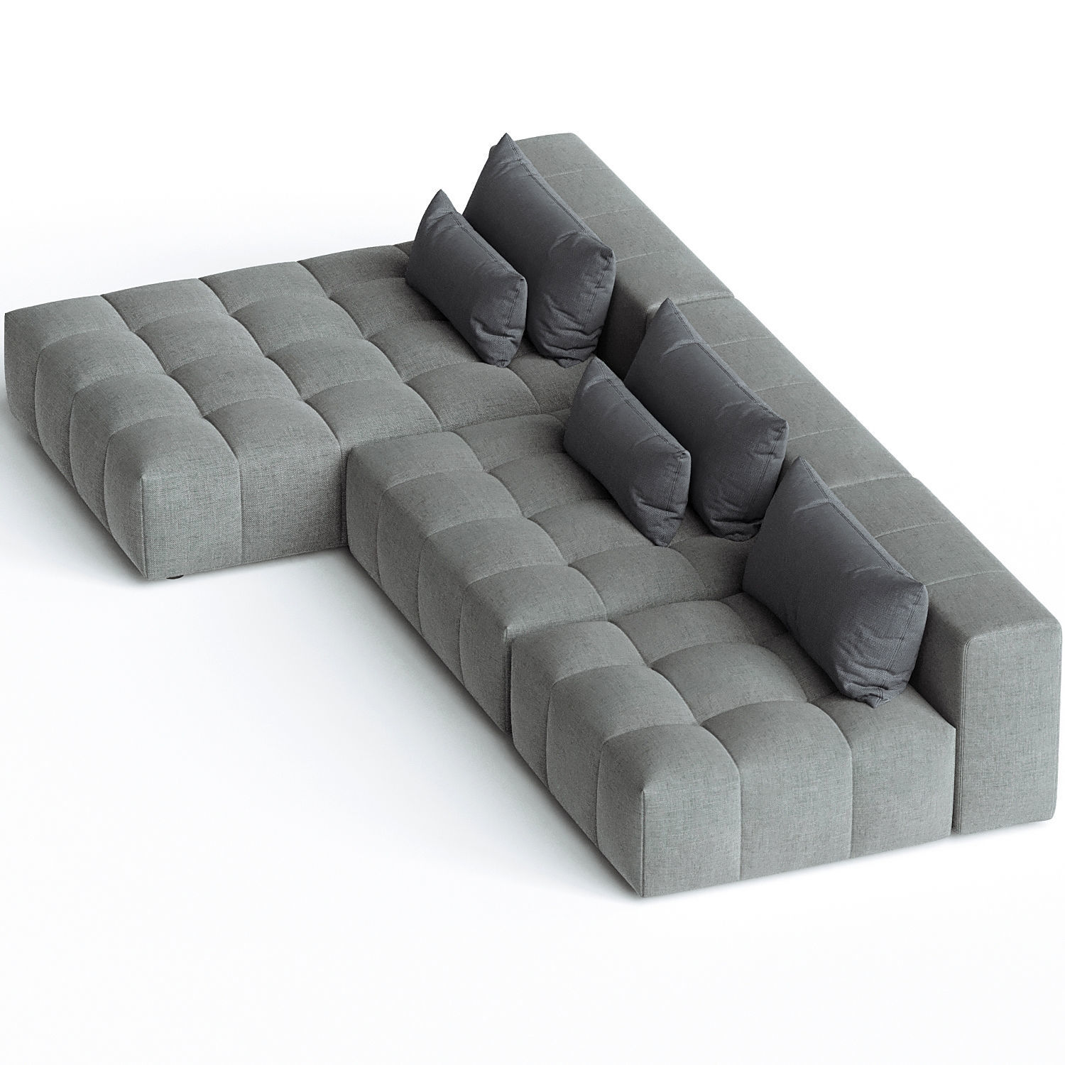 Bubble Soft 330x180cm Modular Sofa 3D model_1