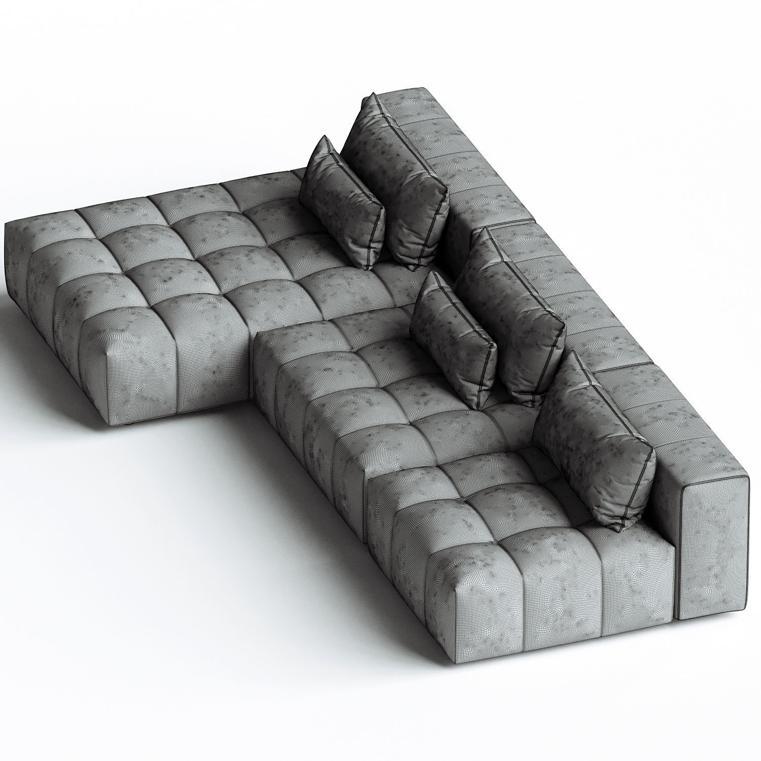 Bubble Soft 330x180cm Modular Sofa 3D model_2