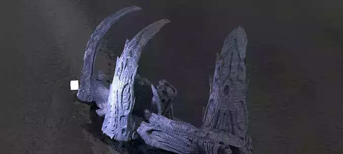 Wraith Hive bridge arch 1 3D model