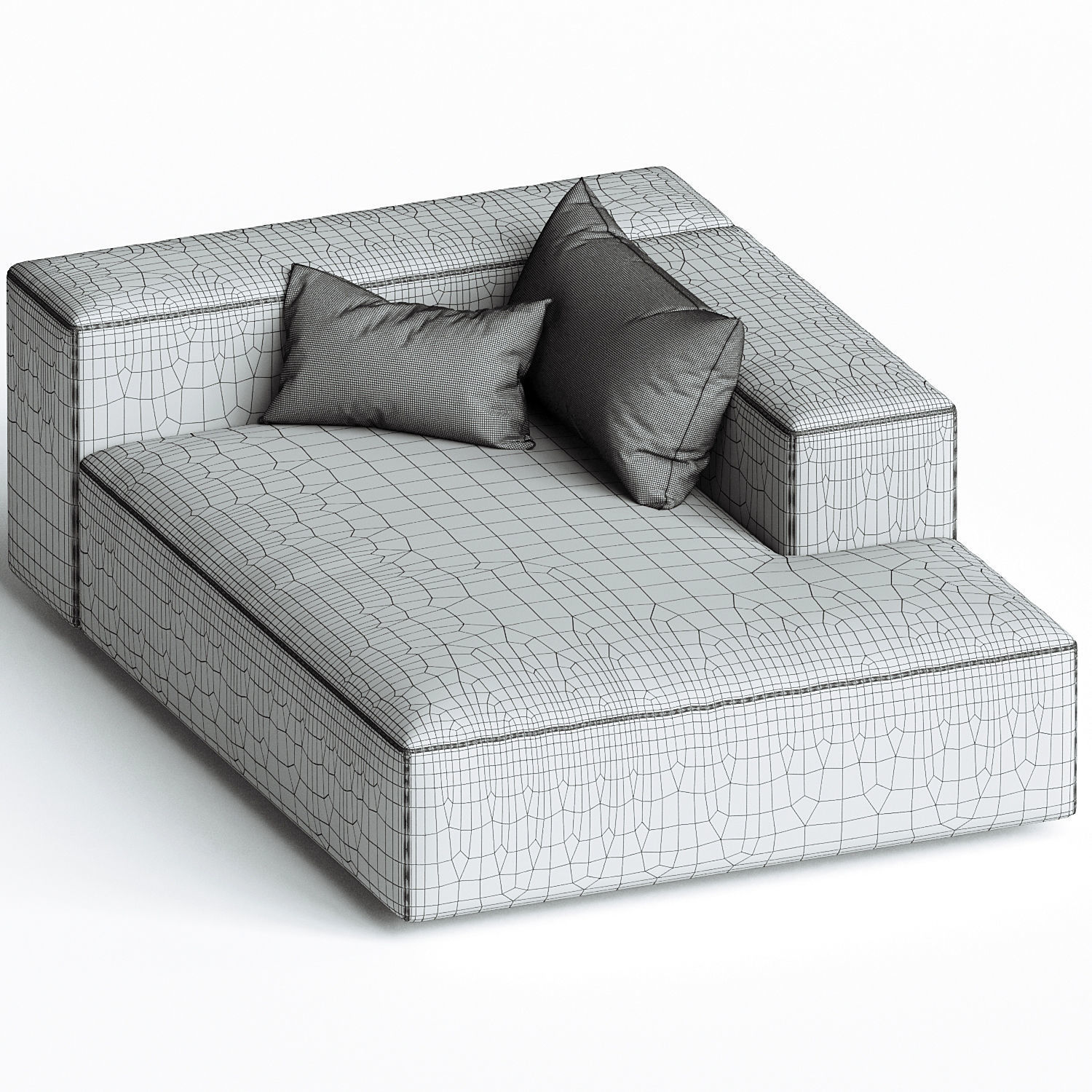 Eleonore chaise longue 120x170cm 3D model_2