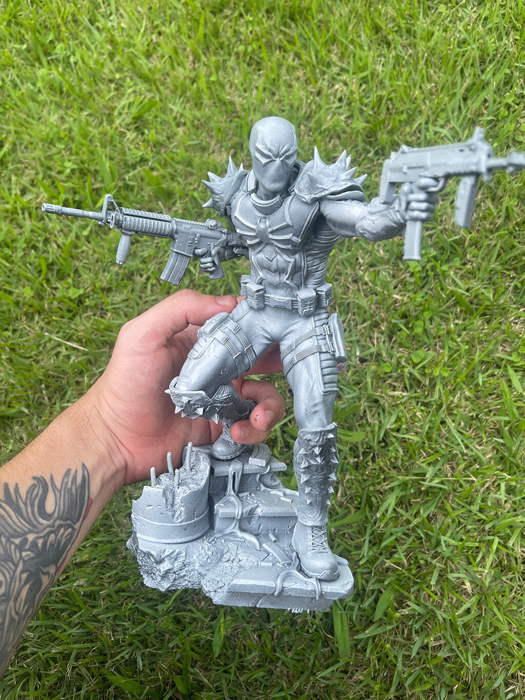 Agent venom statue 3D print model_5