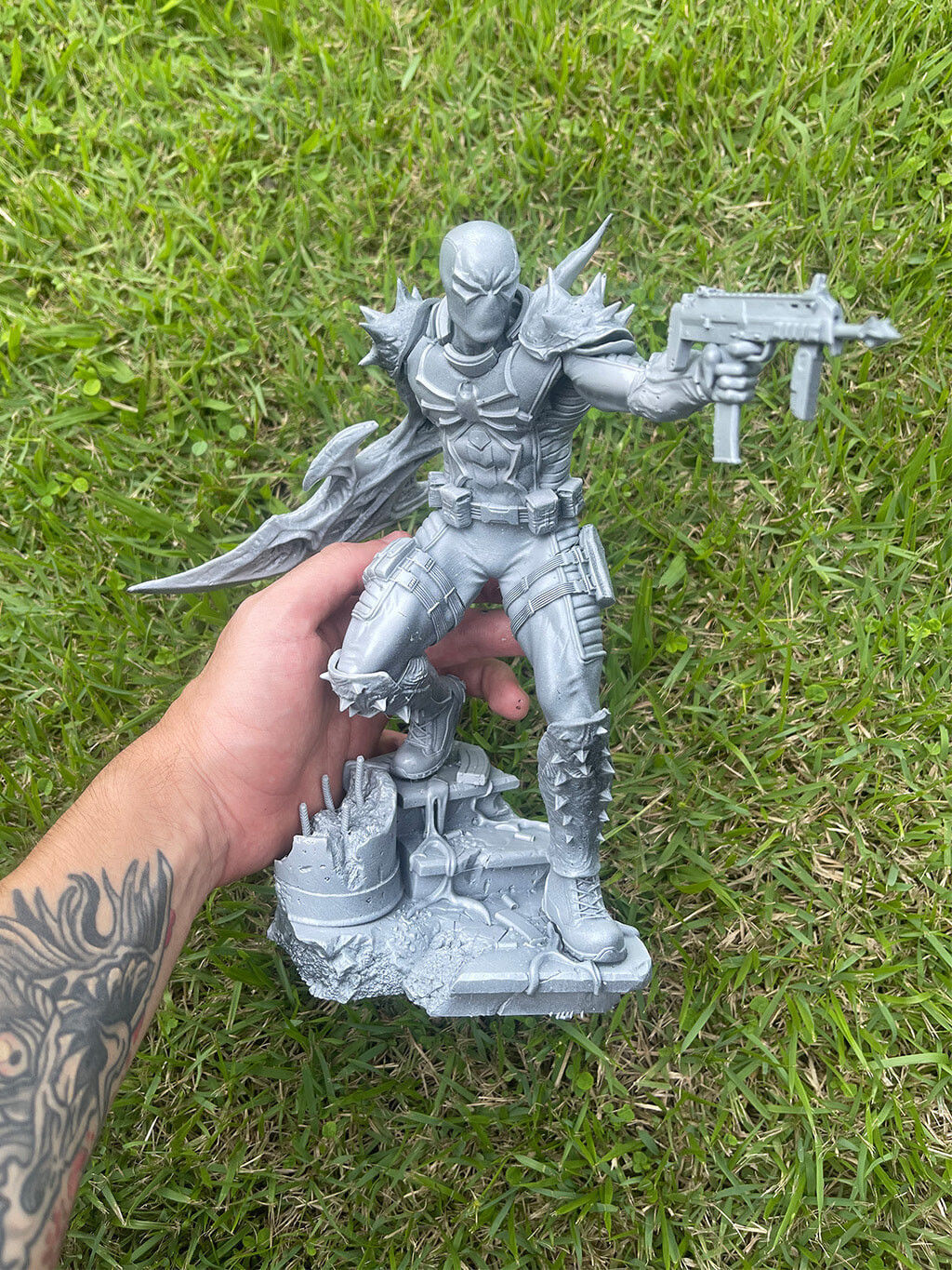 Agent venom statue 3D print model_6