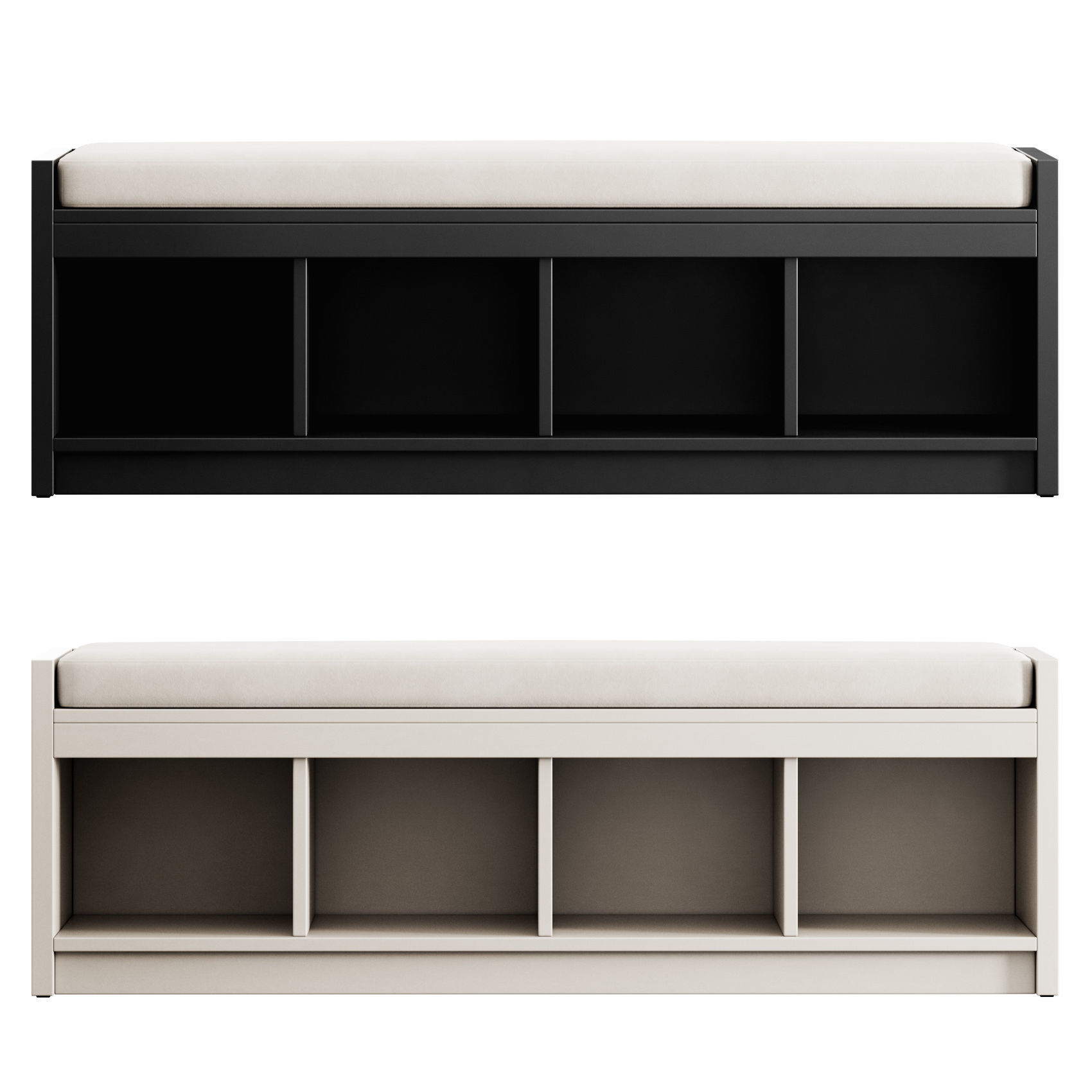 Shoe Storage Bench by Ashley 3D model_2