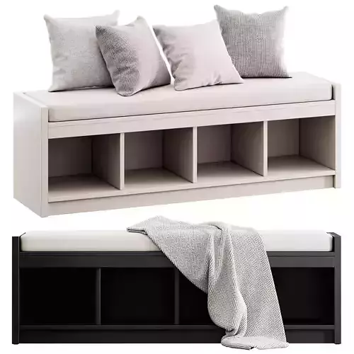 Shoe Storage Bench by Ashley 3D model
