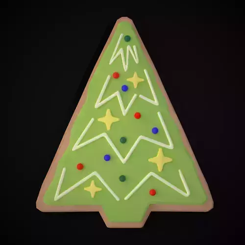 Christmas Tree Cookie