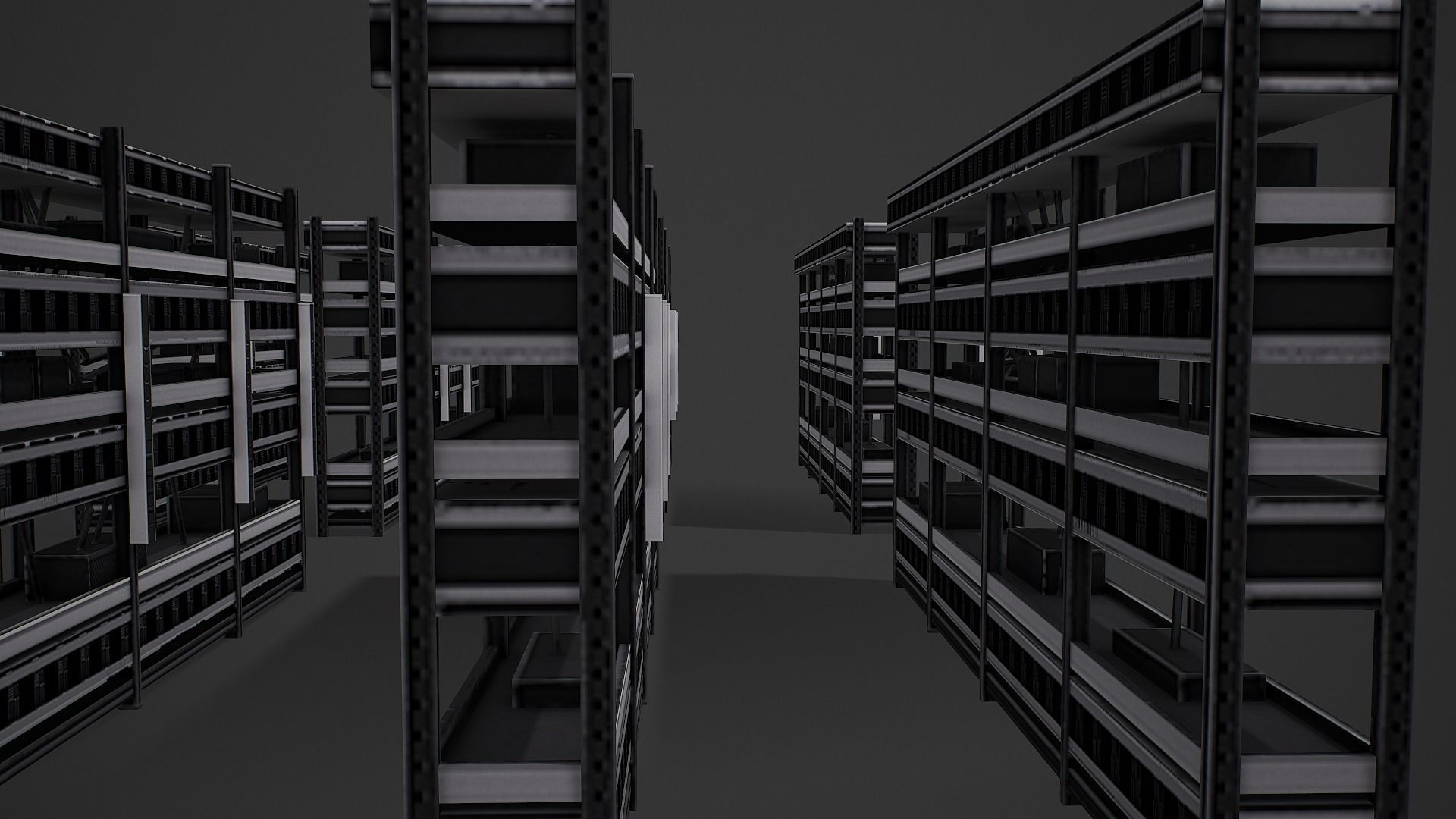 Mining Shelf - Low Poly Mobile Ready Low-poly 3D model_2