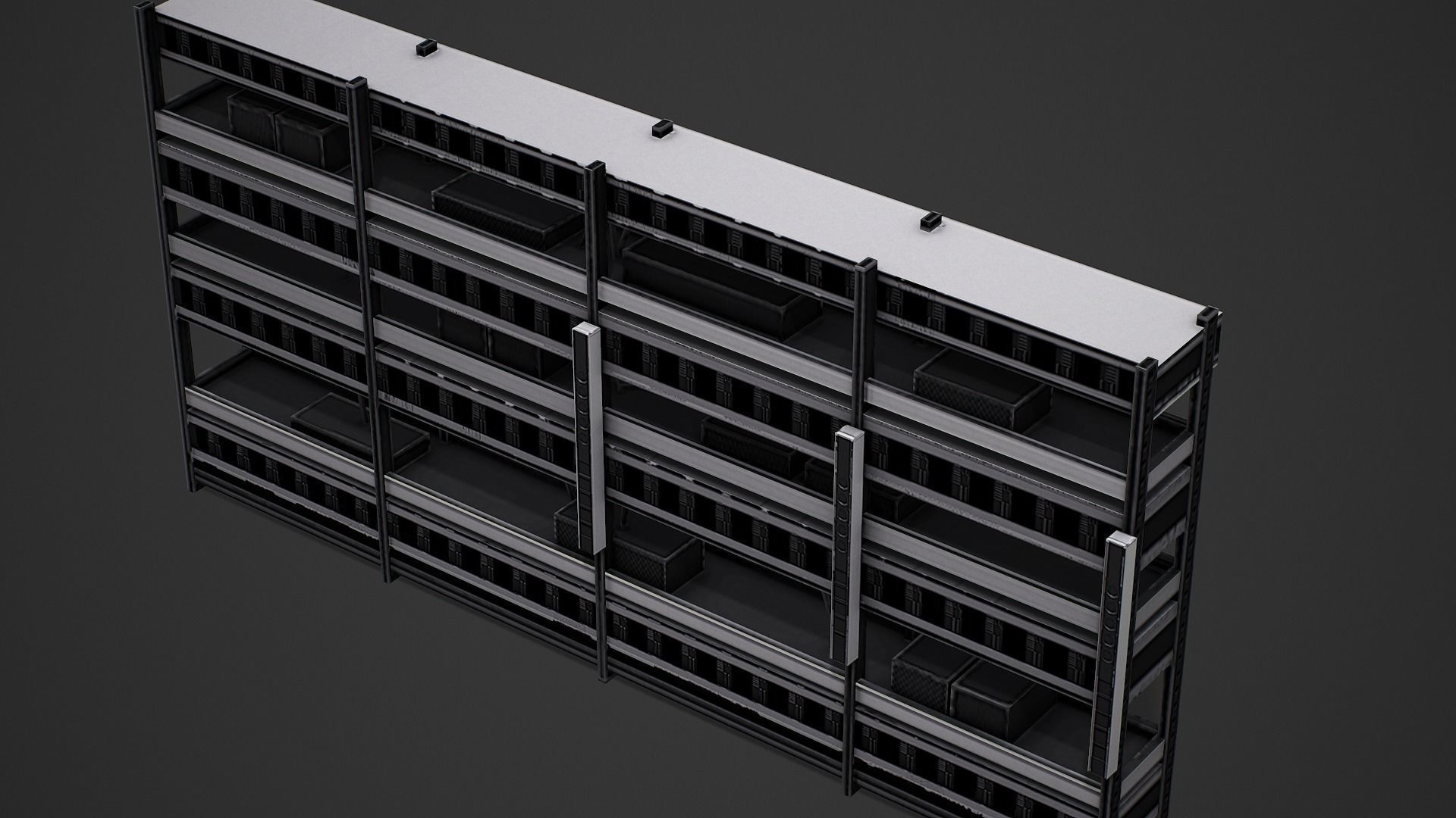 Mining Shelf - Low Poly Mobile Ready Low-poly 3D model_8