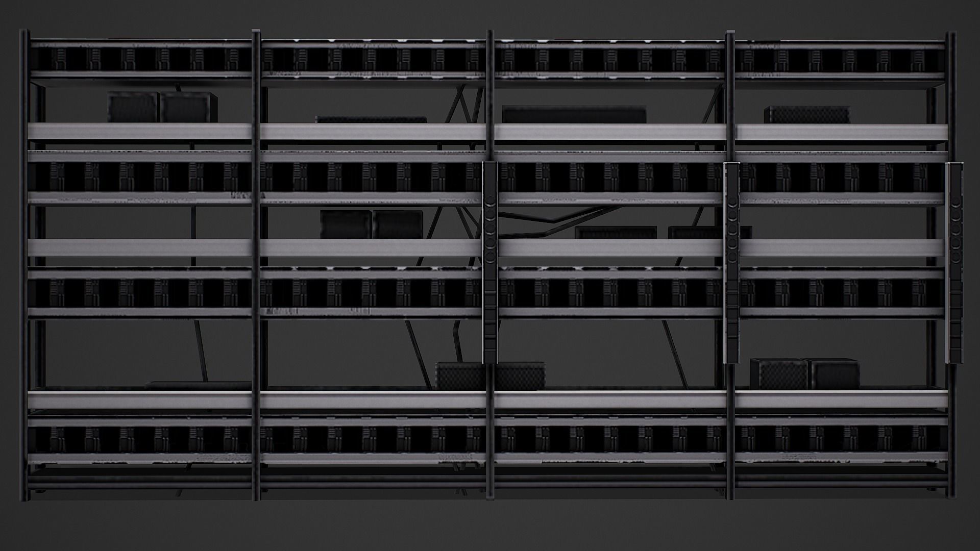 Mining Shelf - Low Poly Mobile Ready Low-poly 3D model_11