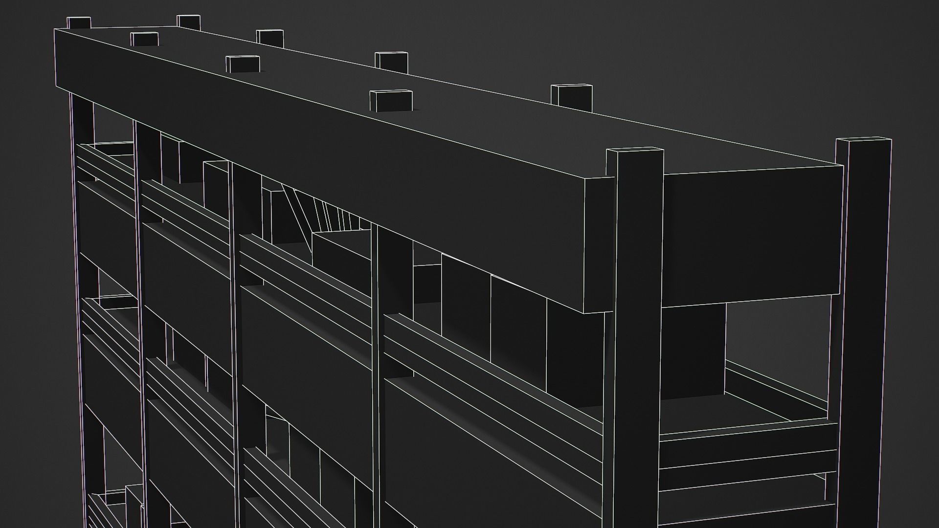 Mining Shelf - Low Poly Mobile Ready Low-poly 3D model_15