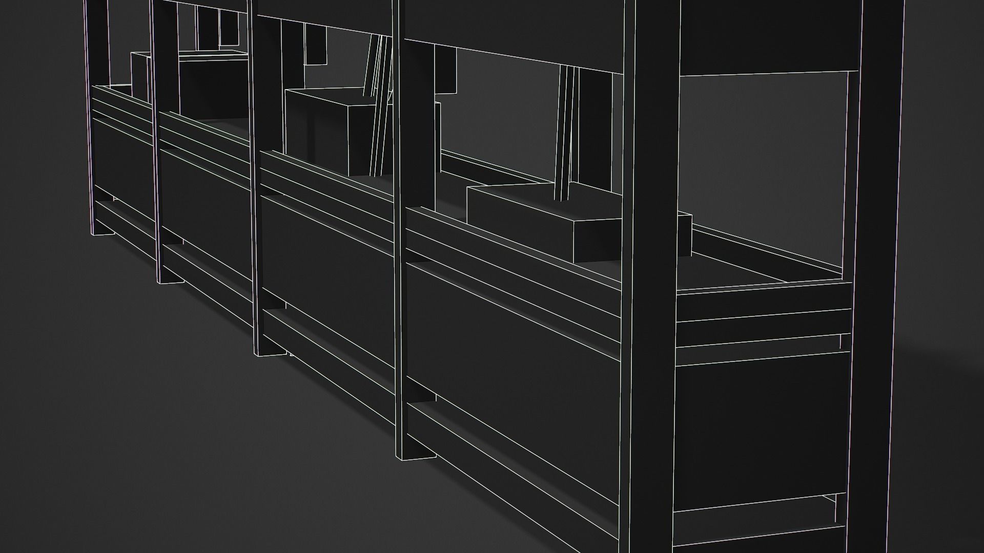 Mining Shelf - Low Poly Mobile Ready Low-poly 3D model_17