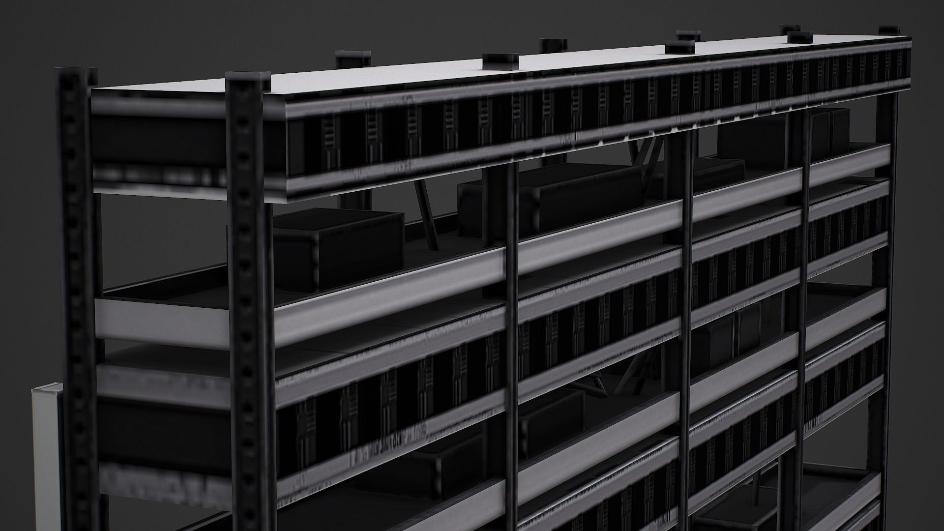 Mining Shelf - Low Poly Mobile Ready Low-poly 3D model_12