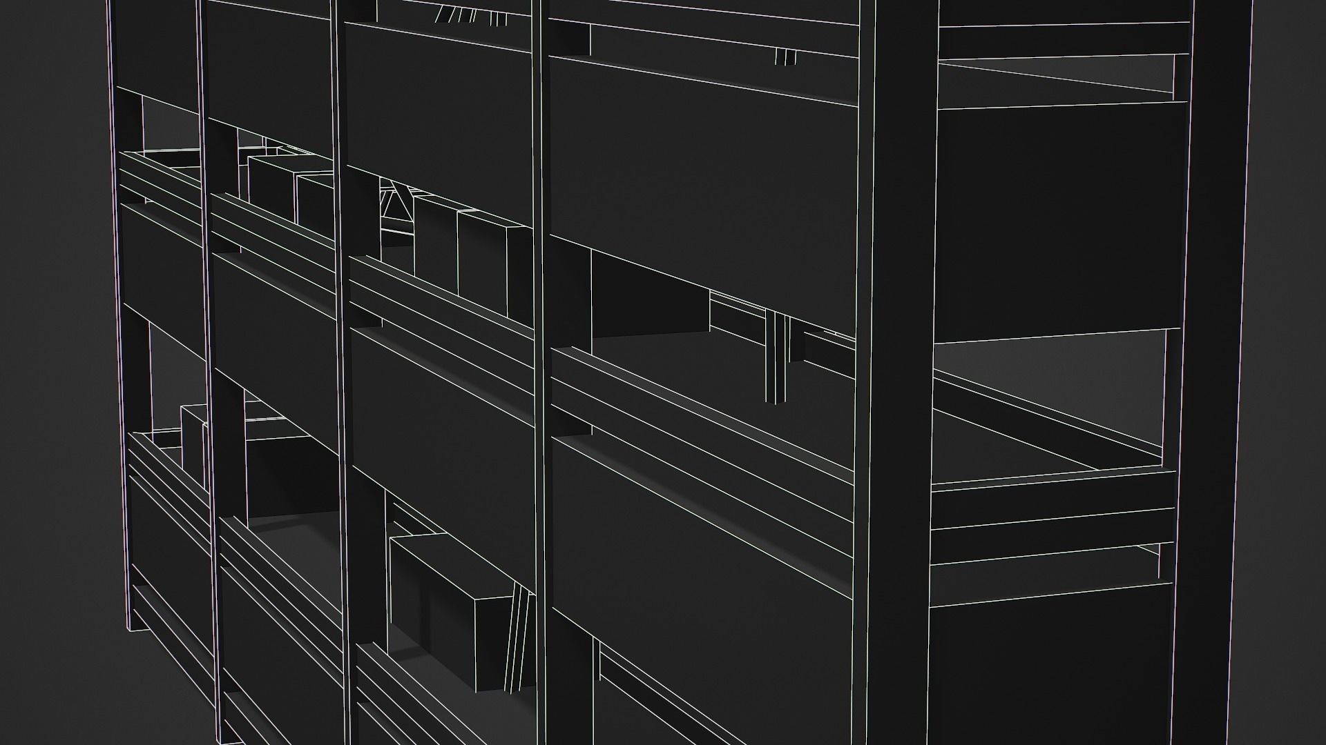 Mining Shelf - Low Poly Mobile Ready Low-poly 3D model_16