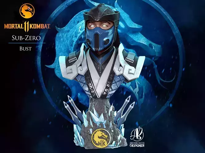 Sub-Zero Bust Mortal Kombat 11 