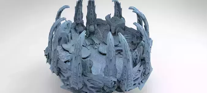 Wraith Hive Alien Platform 3D model