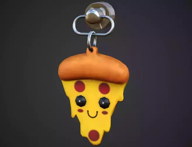 Pizza Weapon Charm - Low Poly Game Ready Low-poly 3D model Pizza Weapon Charm - Low Poly Game Ready Low-poly 3D model